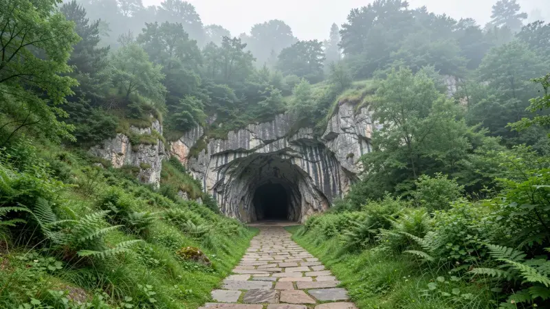 Cueva de arte paleolítico en Gipuzkoa País Vasco - ley 6/2019 detectores metales Euskadi