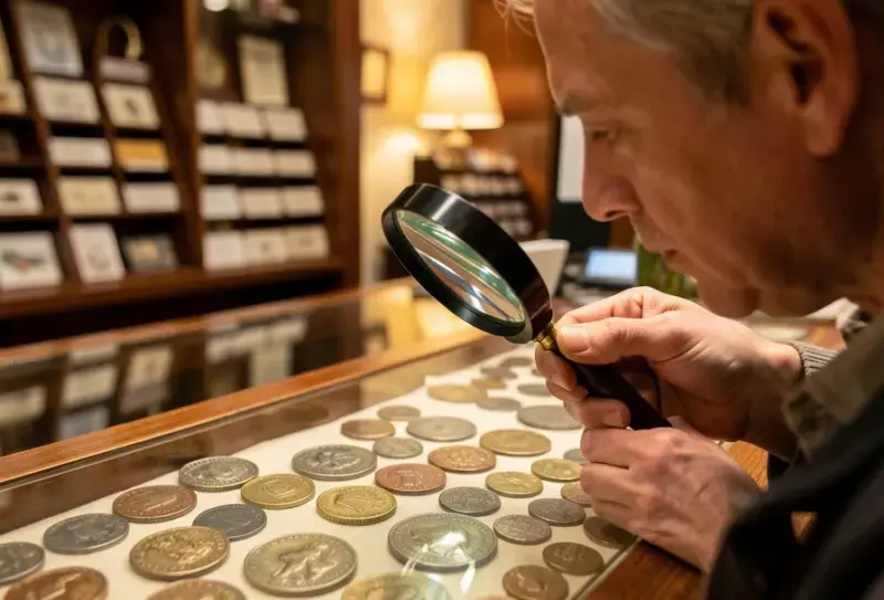 Reliquias metálicas y monedas antiguas halladas con detector de metales - vender monedas antiguas